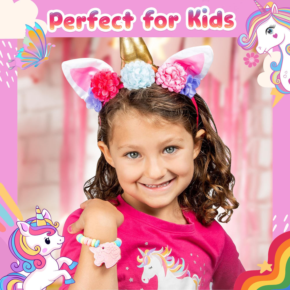 Imagine Splash Unicorn Candy Bracelet individually wrapped for safe gifting.