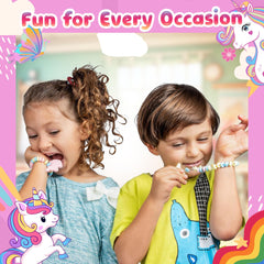Imagine Splash Unicorn Candy Bracelet wrist-fit design for kids and adults.