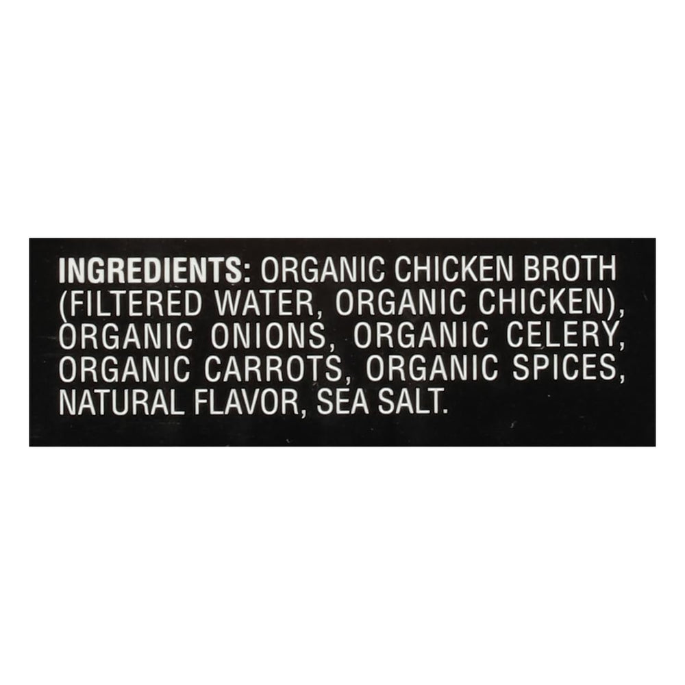 Imagine USDA Organic badge on broth label signaling quality ingredients.