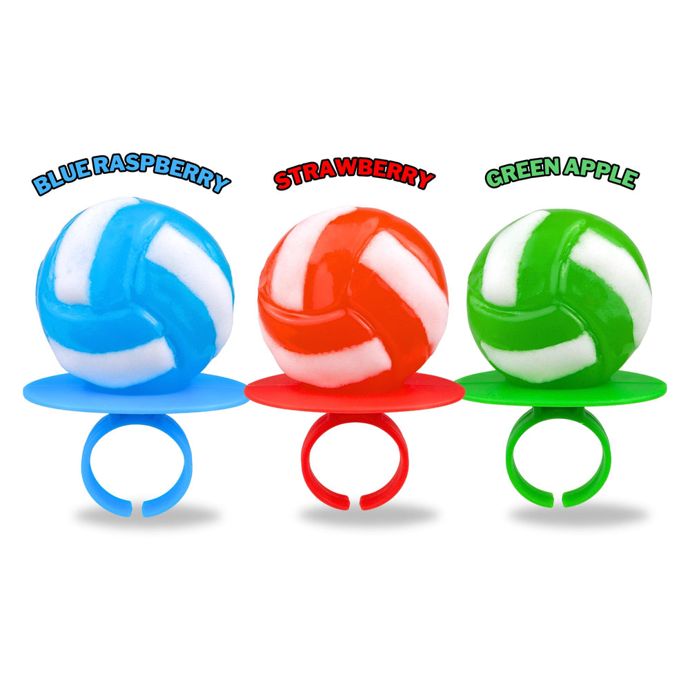 Imaginings 3 Volleyball Lollipop Ring individually wrapped for freshness and sharing.