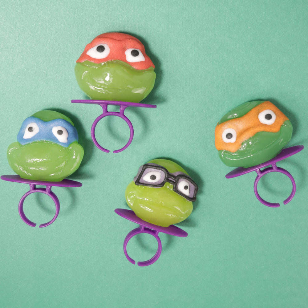 Imaginings 3 TMNT Donatello face lollipop ring boosts costume appeal.