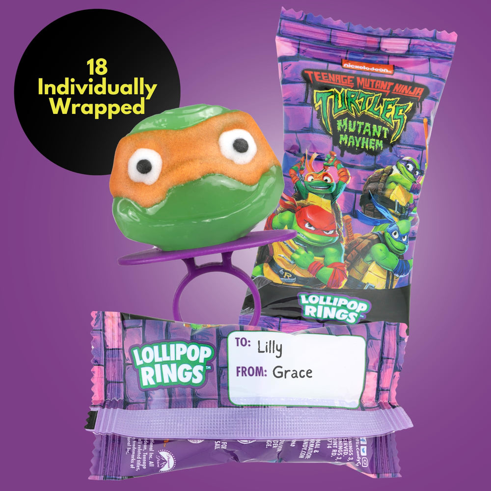 Imaginings 3 TMNT Raphael face lollipop ring great for rewards.