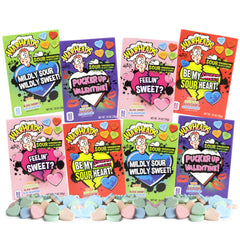 Imaginings 3 Warheads black cherry hearts deliver bold tangy flavor for gifting.
