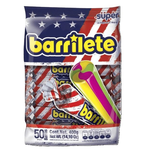 Imarketexchange Barrilete Candy fruity chewy bar close-up showing soft texture.