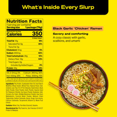 Immi Black Garlic Chicken Ramen steaming broth emphasizing deep umami and comforting flavor.
