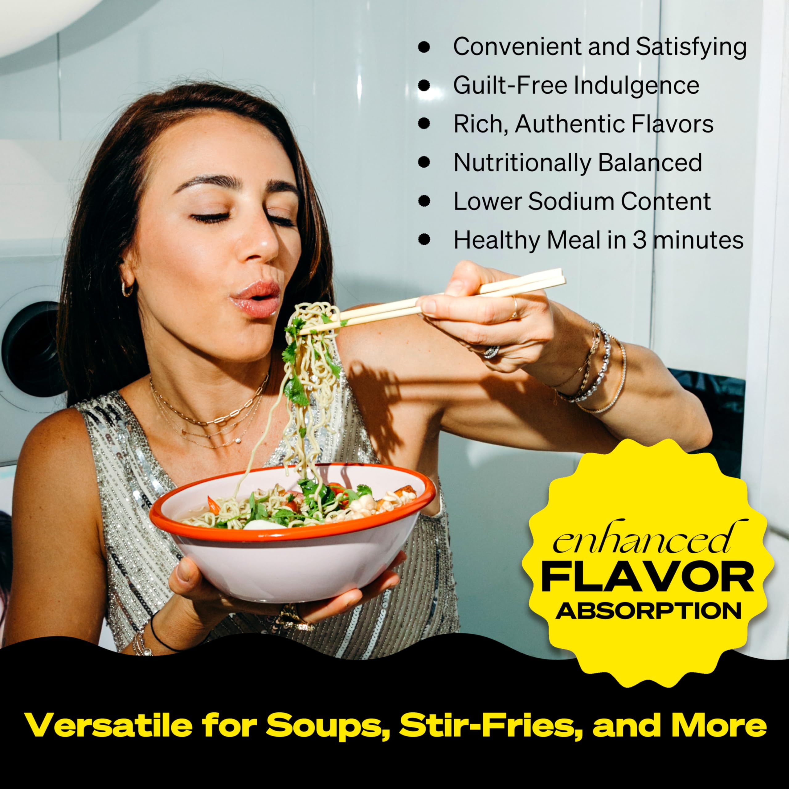 Immi Creamy Chicken Ramen Cup portable meal option for on-the-go.