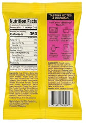immi Tom Yum Shrimp Ramen packaging highlighting vegan, low-carb, zero sugar benefits.