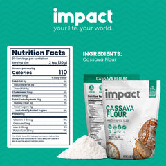 Impact Your Life 2lb resealable bag preserves freshness for daily baking