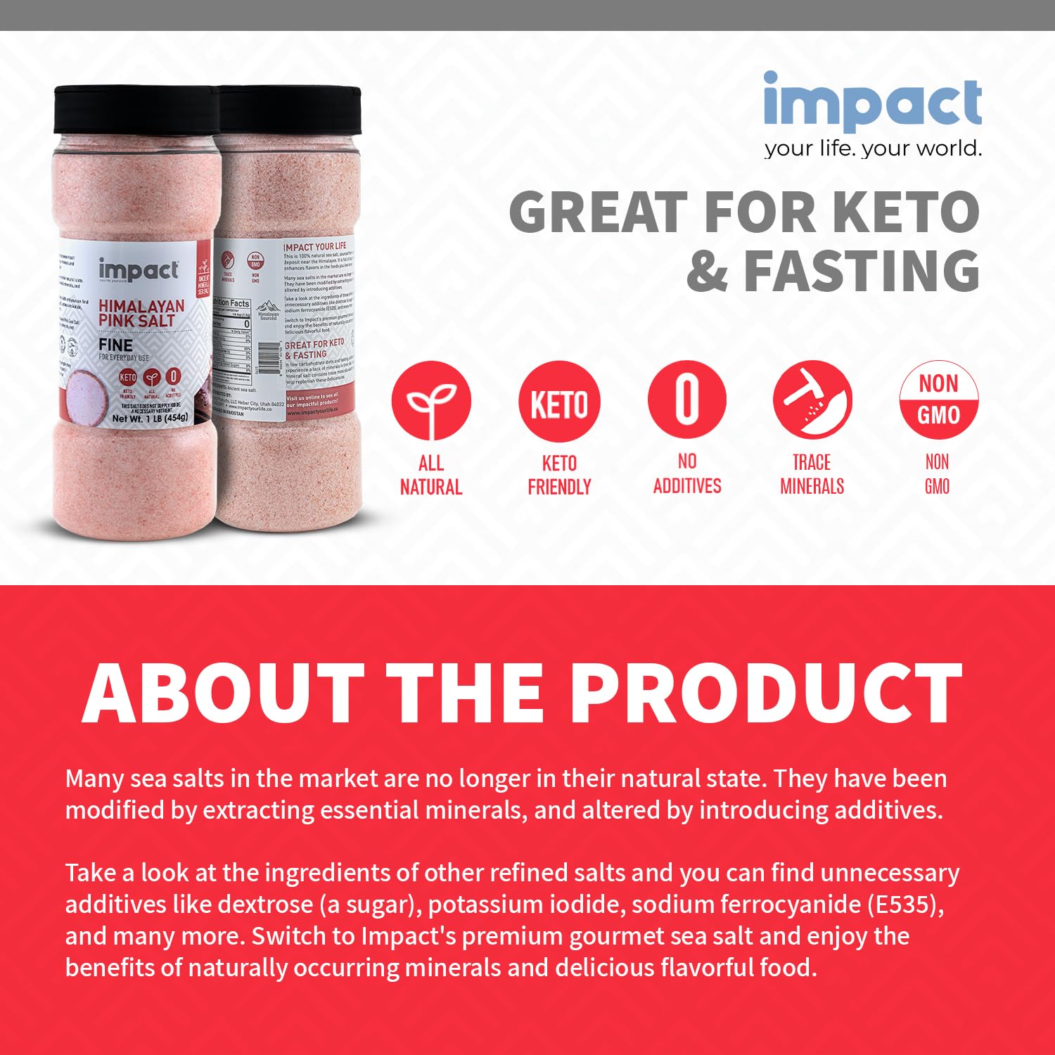 Impact Himalayan Pink Salt in a marinade, highlighting quick-dissolve texture for flavor.