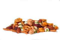 Imperial Nuts Bar Mix honey roasted sesame sticks provide sweet crunch