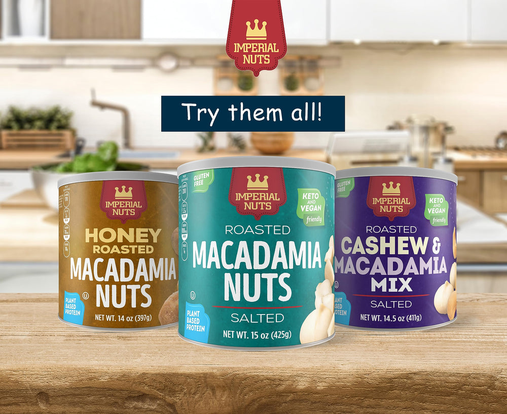 Baking with Imperial Nuts Salted Macadamias for flavor boost