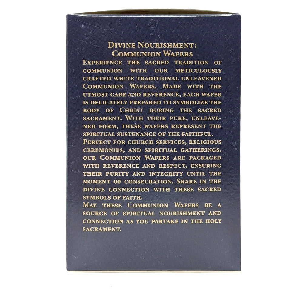 Importer AM bulk communion wafers ideal for large congregations and events