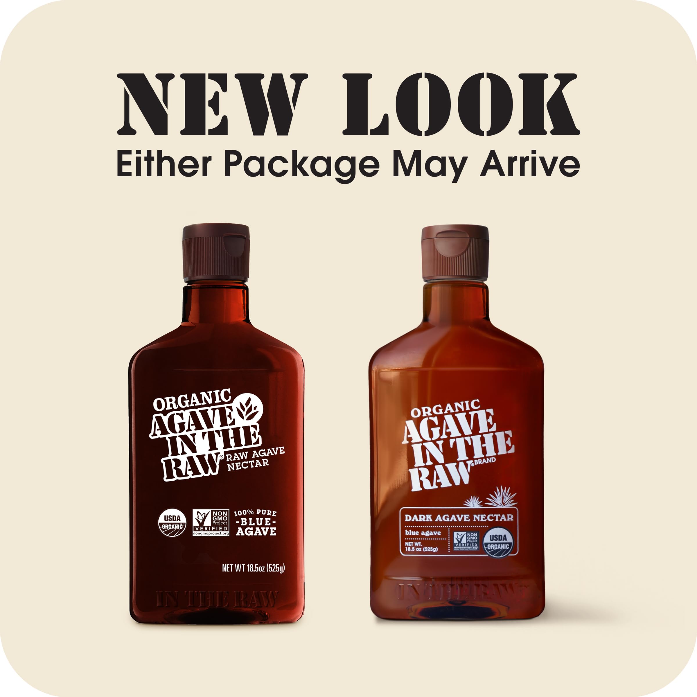 IN THE RAW agave nectar used in baking, moisture and browning support