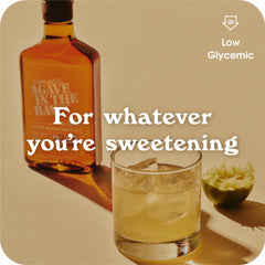 IN THE RAW agave nectar topping on yogurt demonstrates versatile use.