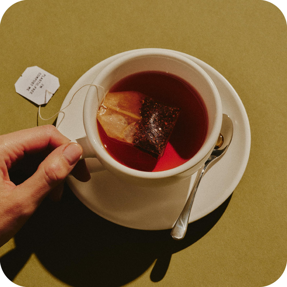 IN THE RAW honey tea sweetener adds gluten-free flavor to drinks.