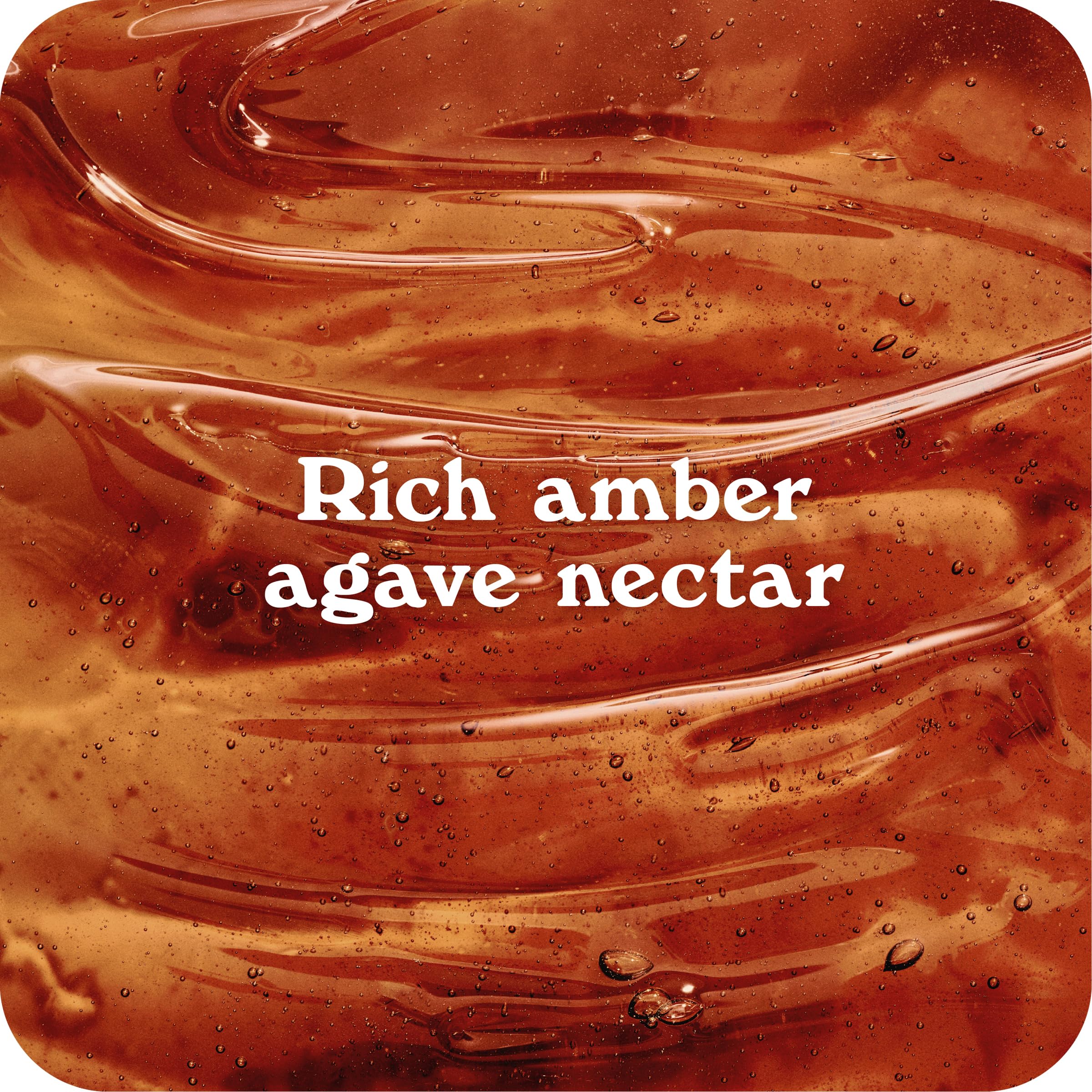 IN THE RAW organic agave nectar packaging highlights low glycemic sweetness for mindful indulgence.