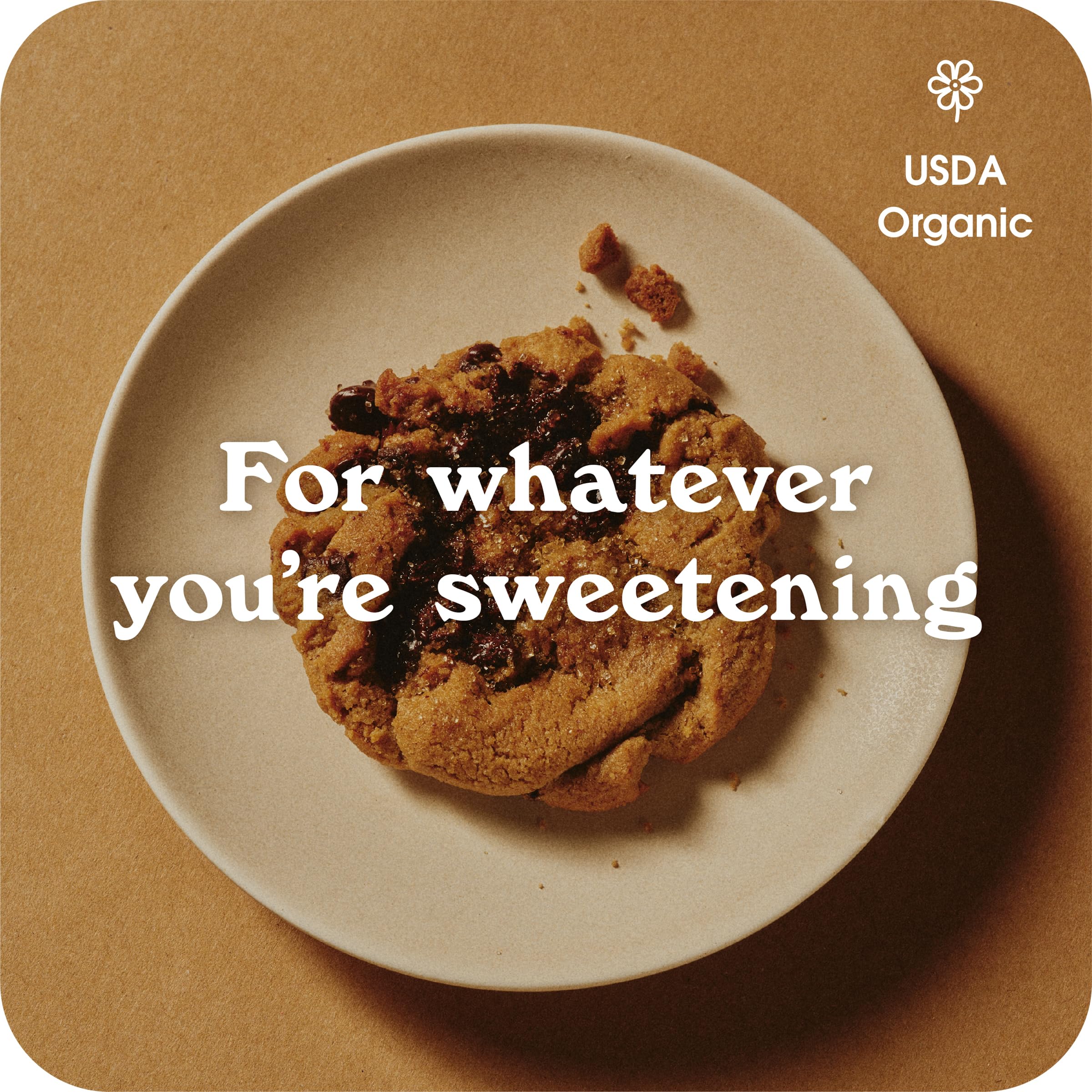Fair Trade EcoSocial Certified IN THE RAW Organic White Sugar packaging