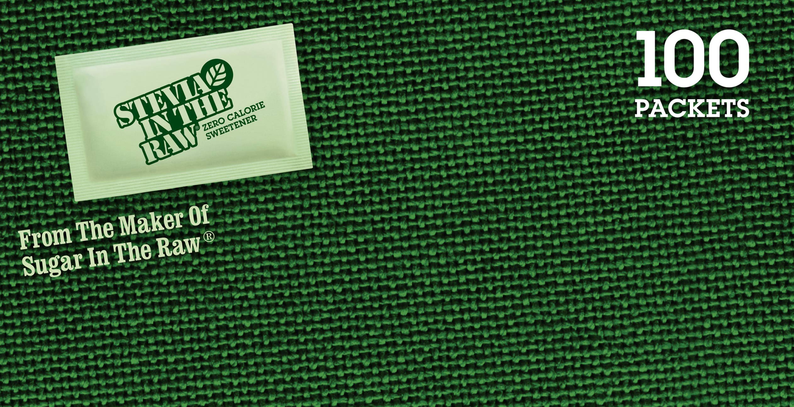 IN THE RAW Stevia packets ideal for baking and cooking.
