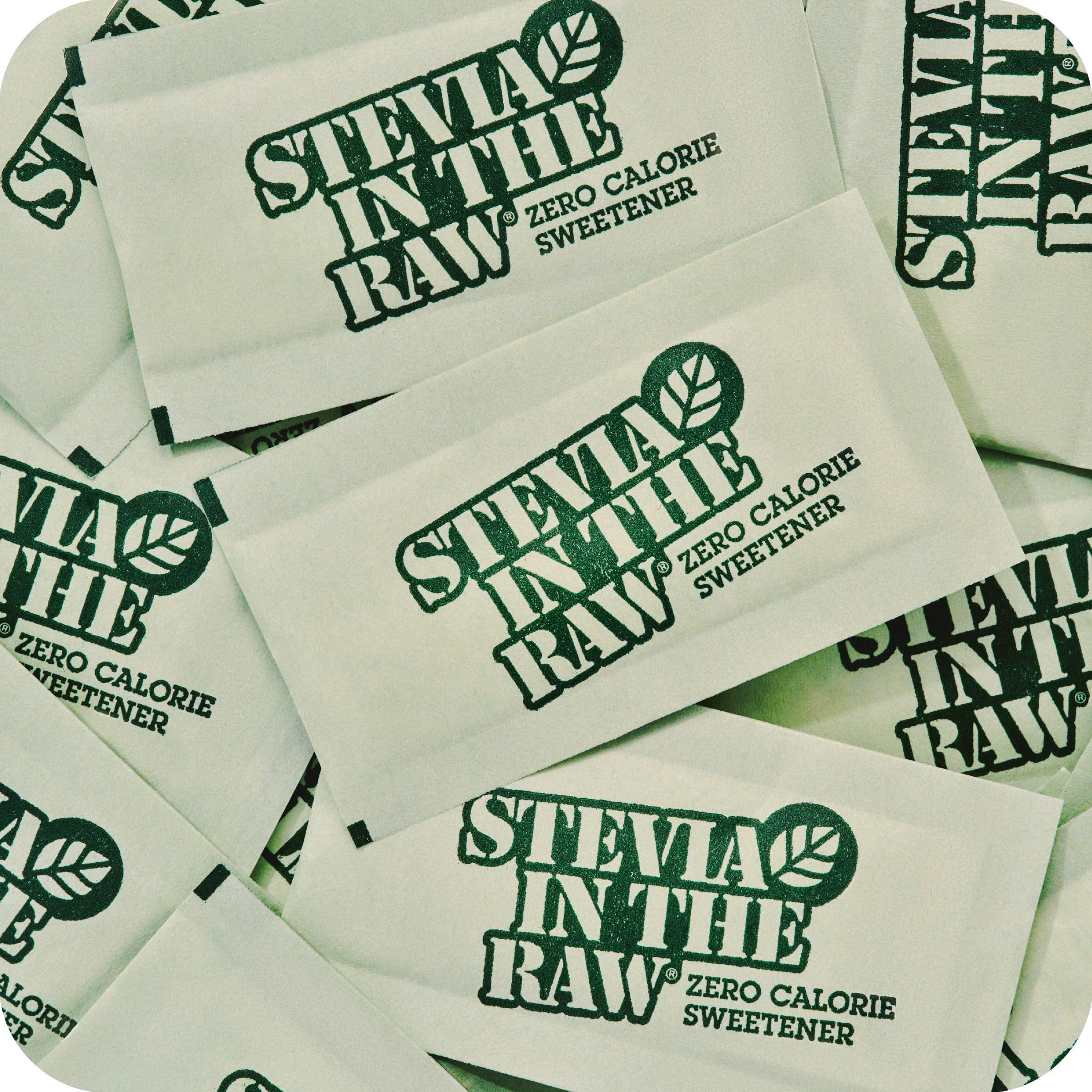 IN THE RAW Stevia packets sprinkled on cereal for natural sweetness