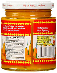 Inca's Food Aji Amarillo paste with spoon, ideal for quick stirs into stews.