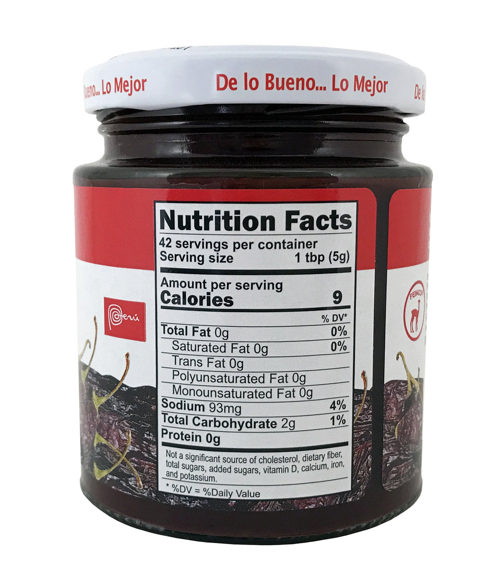 Inca's Food Aji Panca Paste spoon tasting adds smoky berry notes to sauces.