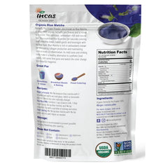 Incas organic certification label on packaging confirms USDA organic standards