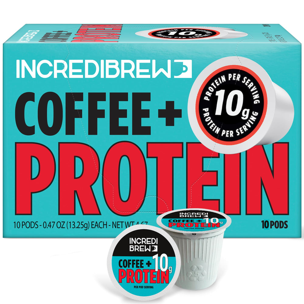 Incredibrew keto-friendly coffee pods with zero sugar for everyday energy.