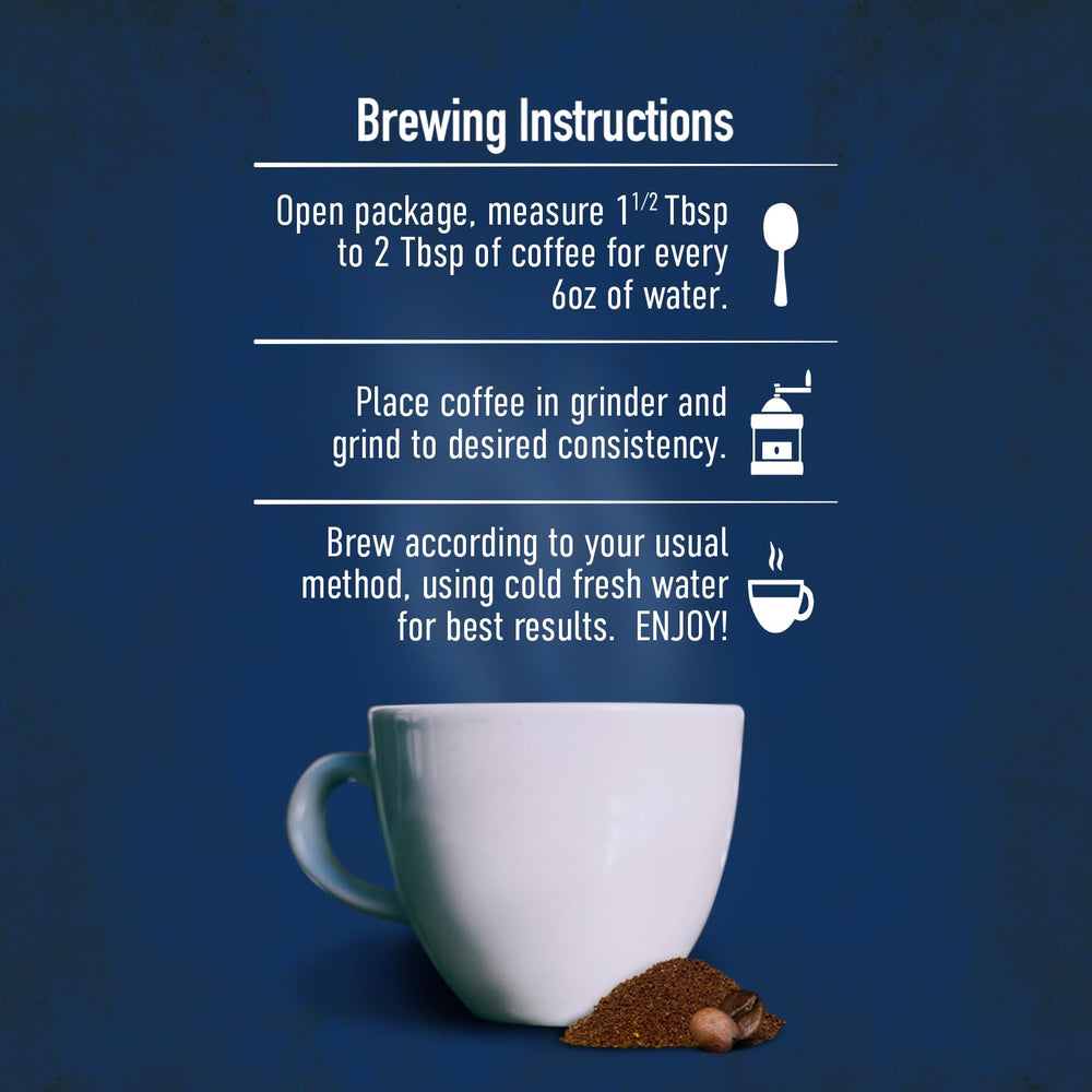 Independence Coffee Co. pecan-flavored profile with indulgent aroma and smooth finish.