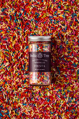 India Tree Nature’s Colors Fiesta sprinkles on cupcakes provide plant-based color.