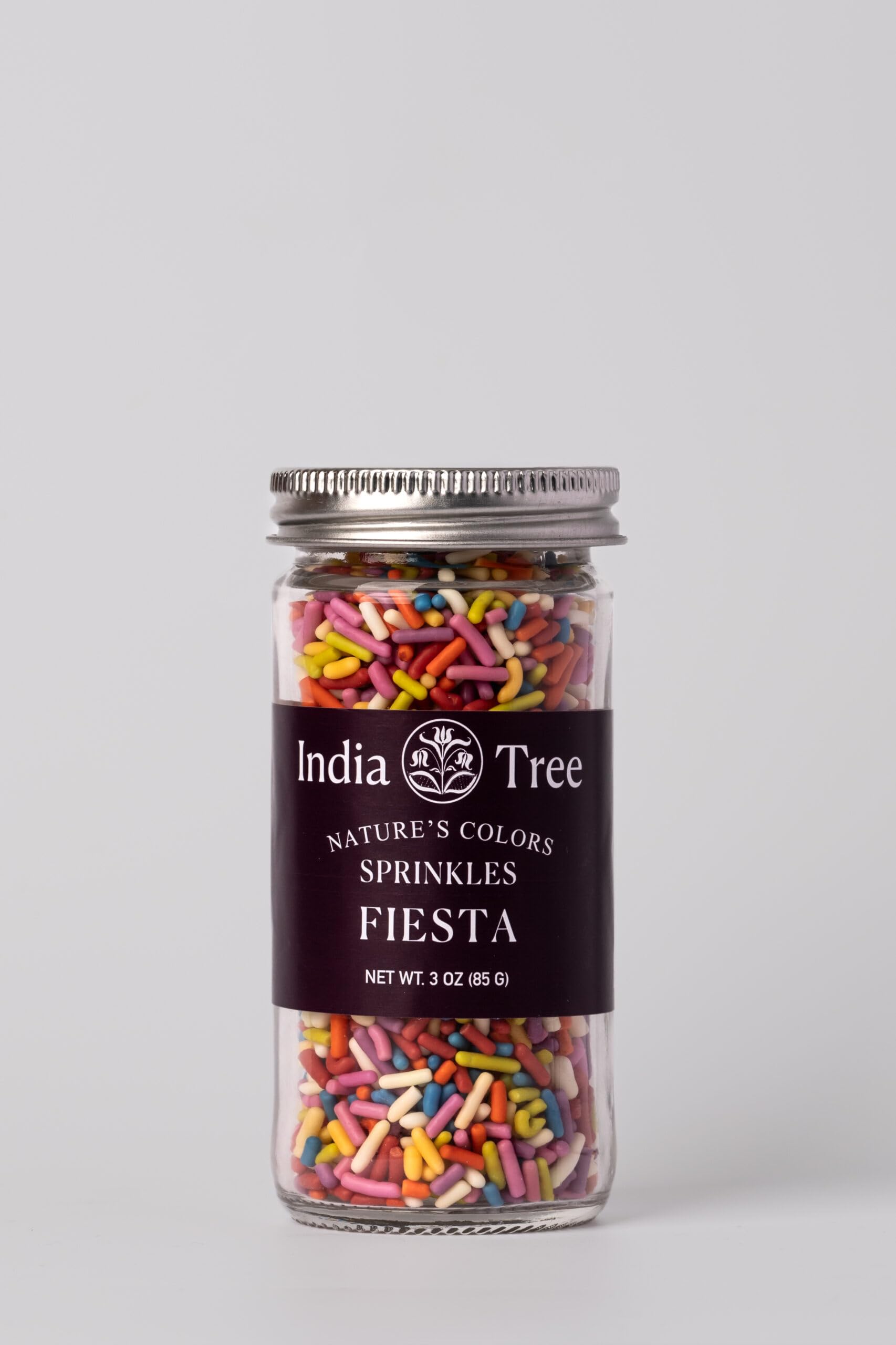 India Tree sprinkles showcase turmeric, beet, and spirulina tones for natural color.