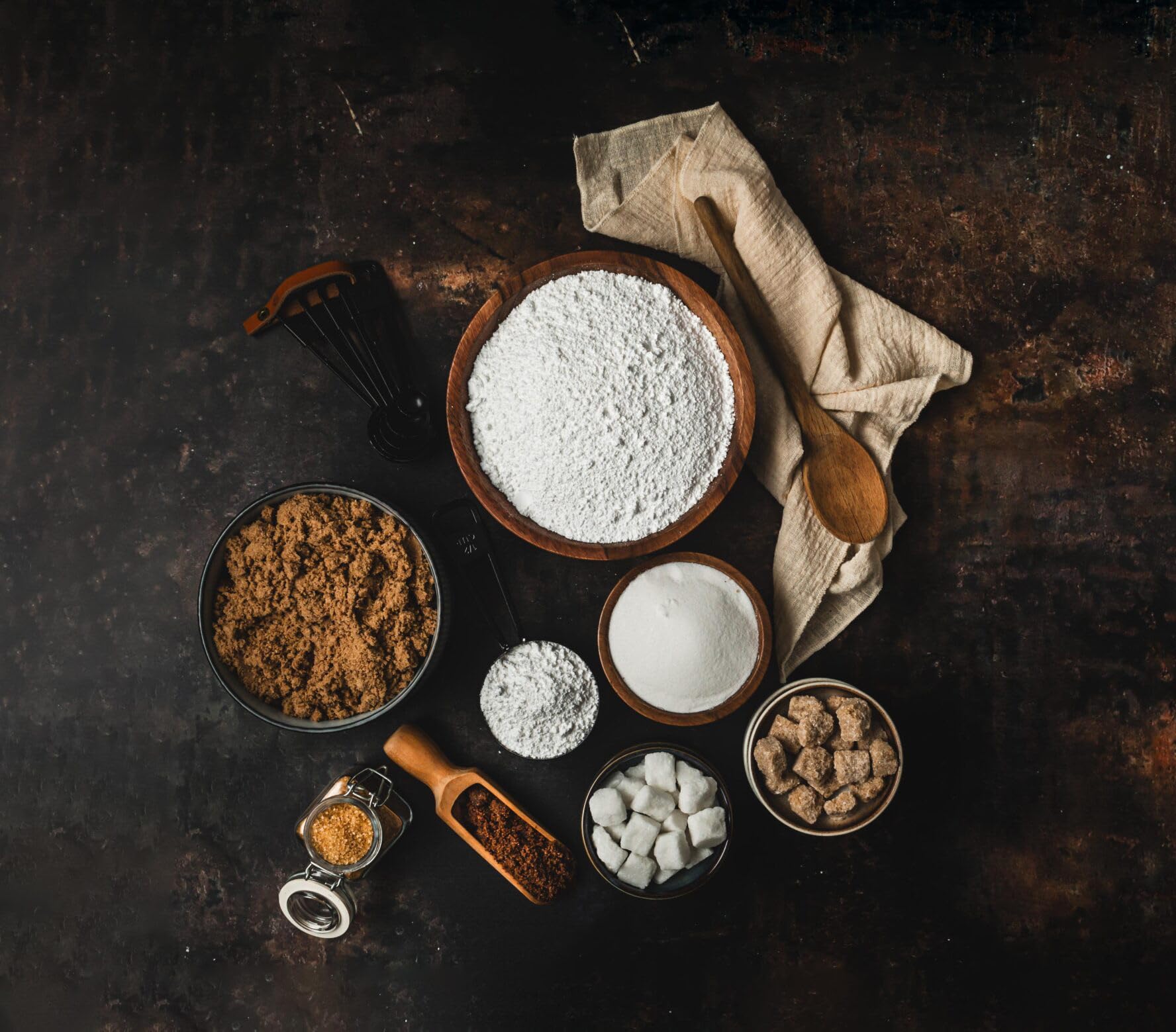 India Tree sugar cubes on a brunch tray, elevating table service with elegance.