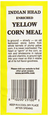 Indian Head Yellow Corn Meal measuring cup scene for precise batter and portions