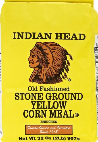 Indian Head Yellow Corn Meal packaging and label signaling premium ingredients for trusted meals