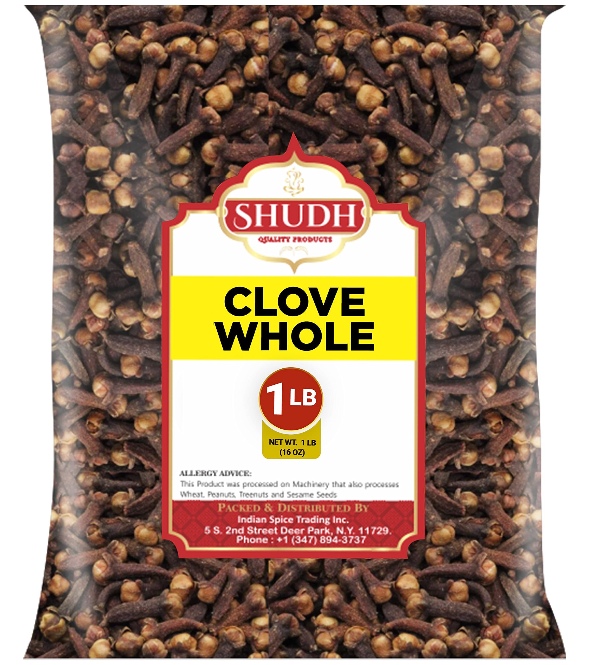 Indian Spice clove whole packaging shows premium, all-natural spice for cooking.