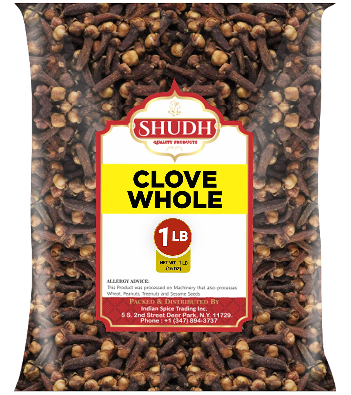 Indian Spice clove whole packaging shows premium, all-natural spice for cooking.