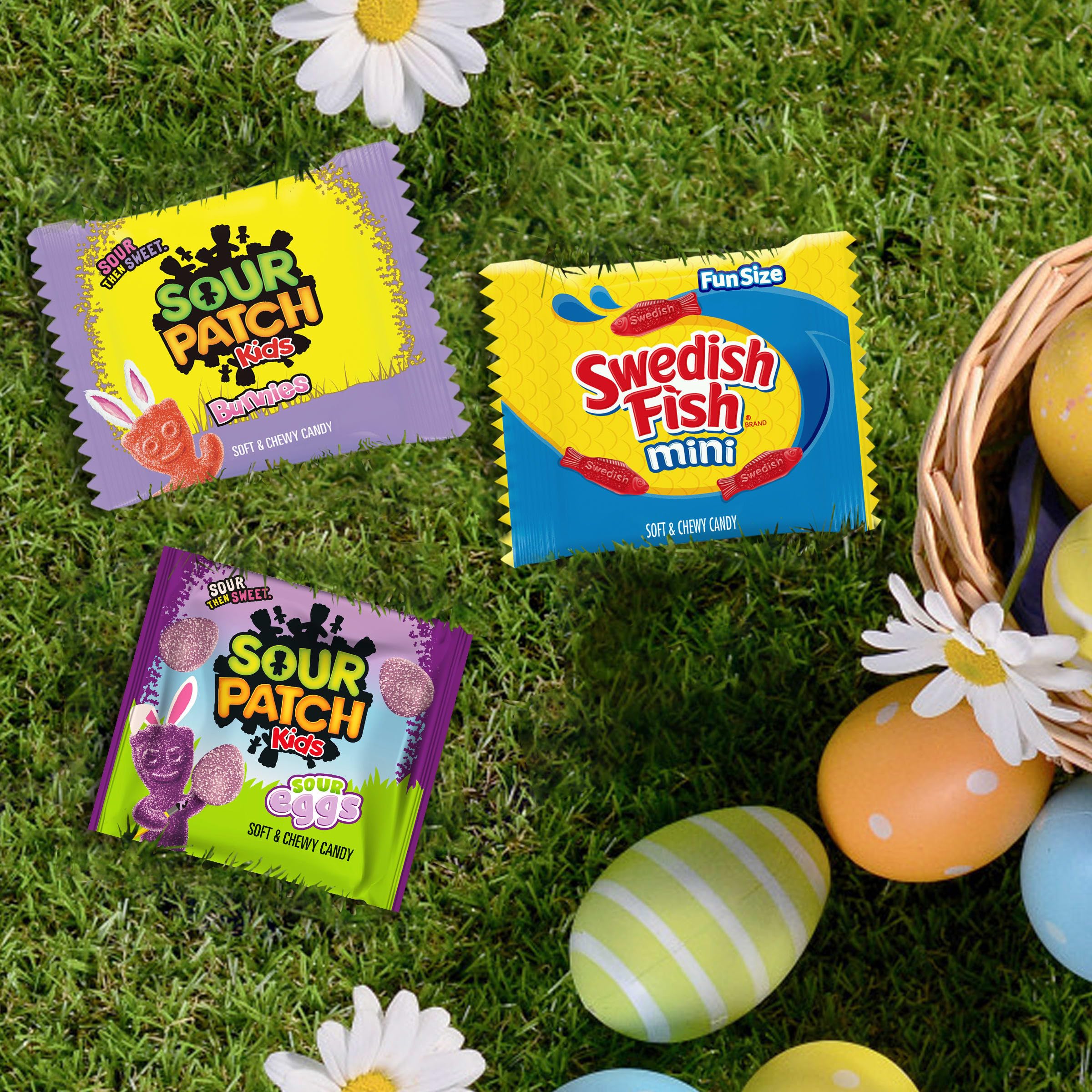 Individually wrapped Easter snack packs for easy gifting