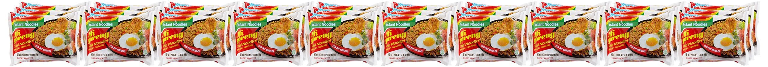 Clear cooking instructions for Indomie Mi Goreng provide quick prep guidance.