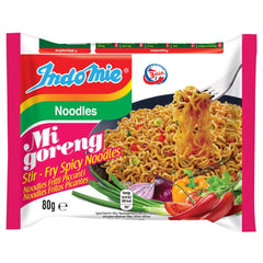 Indomie Mi Goreng noodles image – easy cooking instructions for a fast stir fry.
