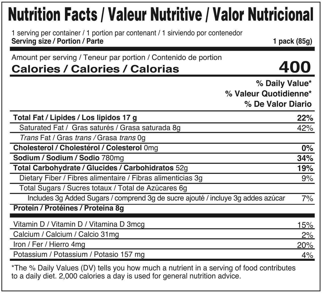 Indomie Mi Goreng individual packet shown for quick pantry meals.