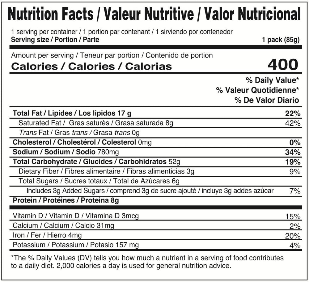 Indomie Mi Goreng individual packet shown for quick pantry meals.