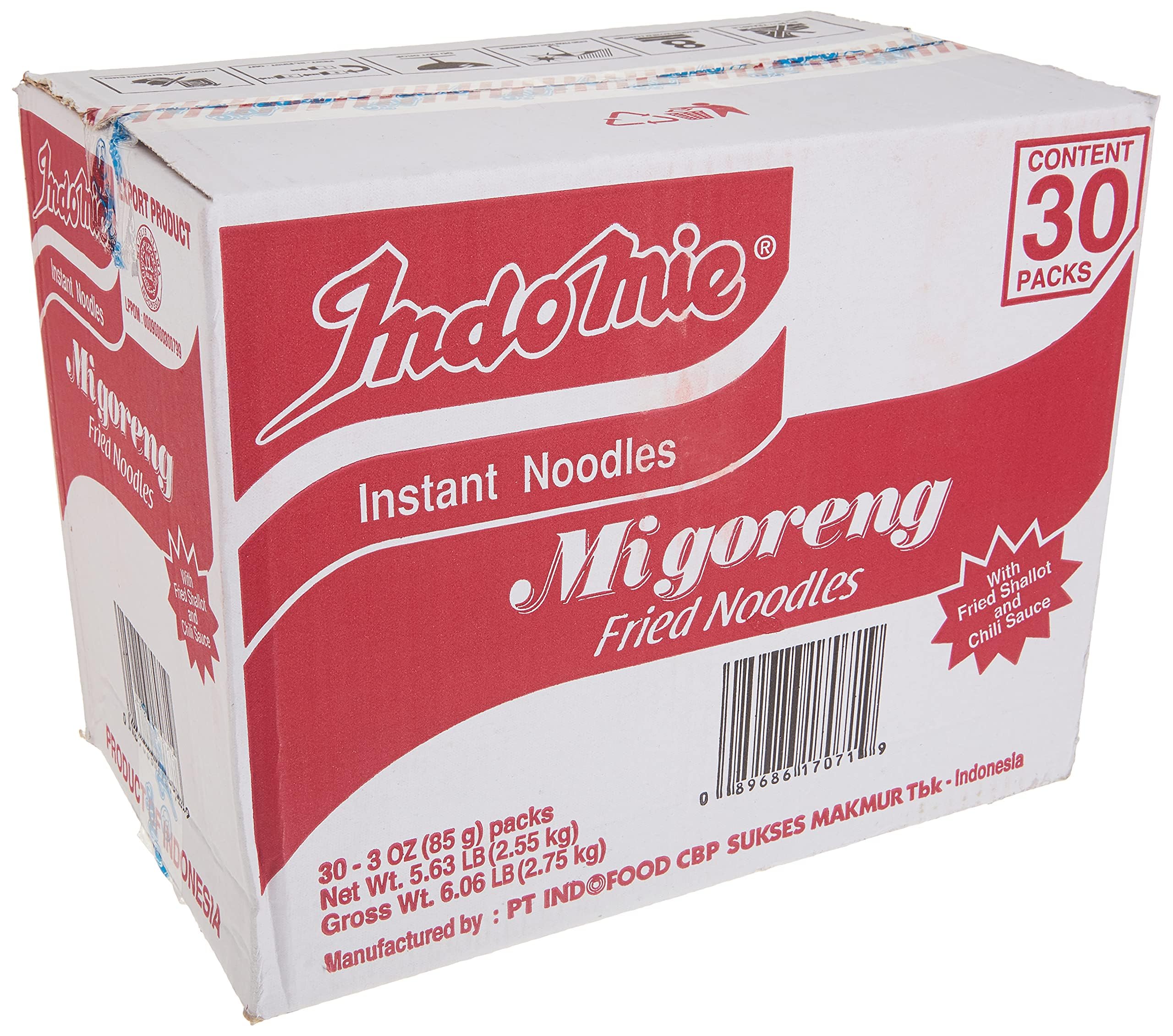 Sesame oil packet included to enrich Indomie Mi Goreng aroma.