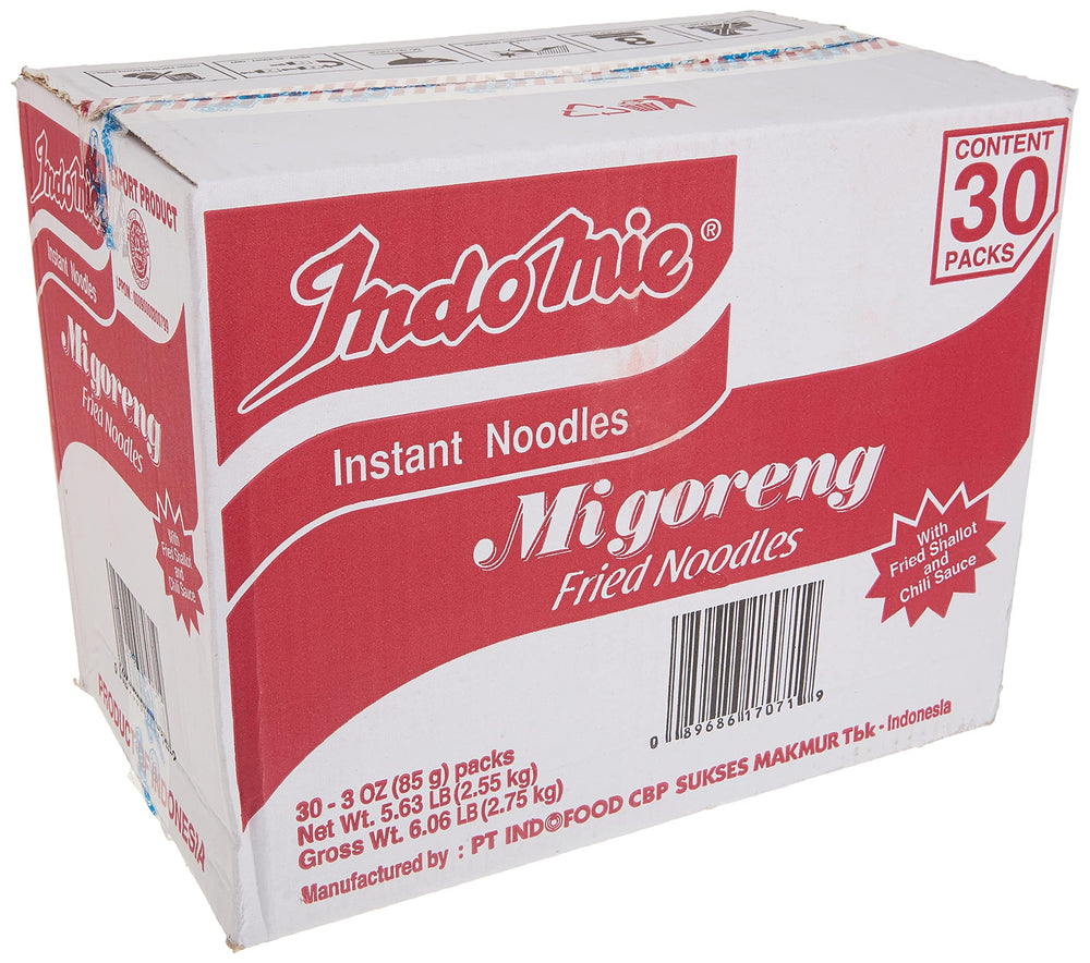 Sesame oil packet included to enrich Indomie Mi Goreng aroma.