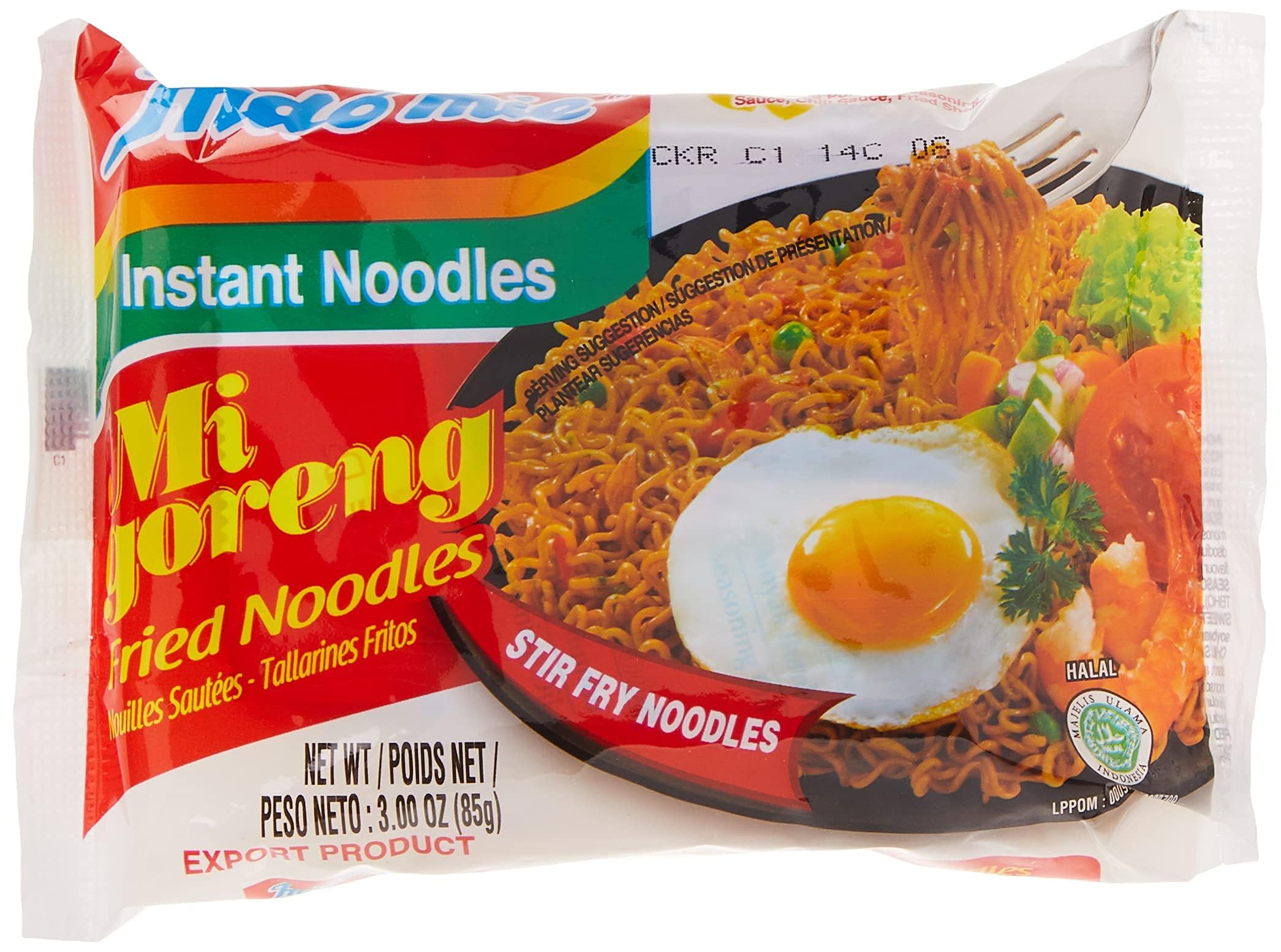 Indomie Mi Goreng 30-pack display highlights value and convenience.