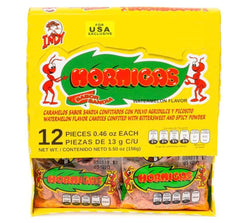 Indy Hormigas Watermelon Candies closeup with spice for bold bites.