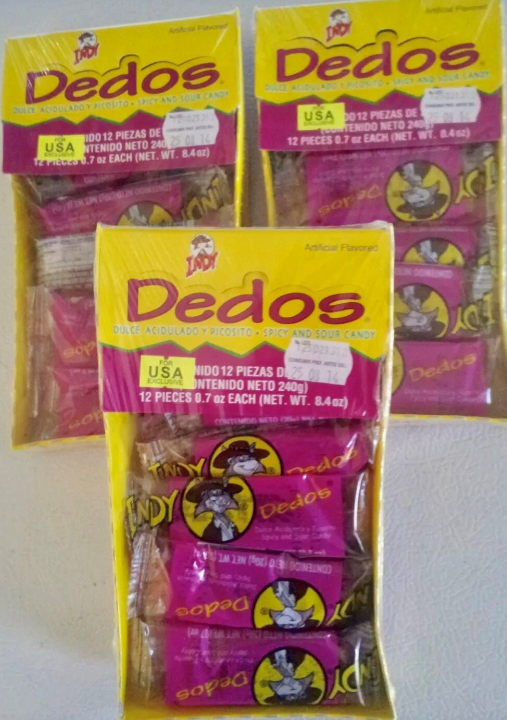 Indy Spicy Sour Mexican Candy pack front view, a bold snack for flavor curiosity.
