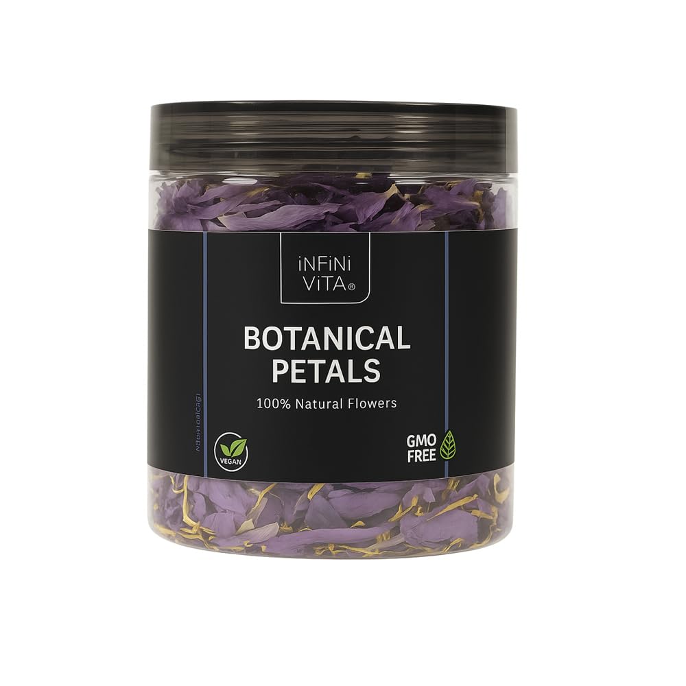 Infini Vita dried flowers close-up reveals vibrant petals and inviting aroma for fragrant cups.