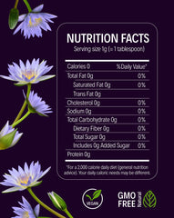 Infini Vita loose leaf petals steeping in hot water for a delicate floral infusion.