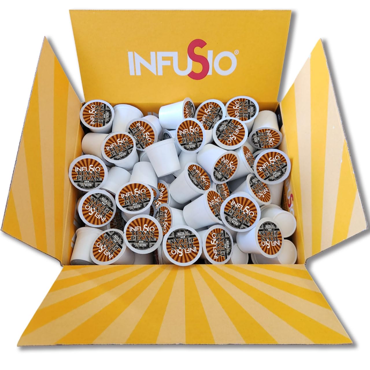 InfuSio varied flavor pack with 96 single-serve cups for daily exploration.