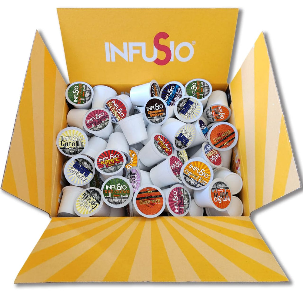 InfuSio bourbon pecan pods deliver a warm, dessert-like note for afternoon breaks.