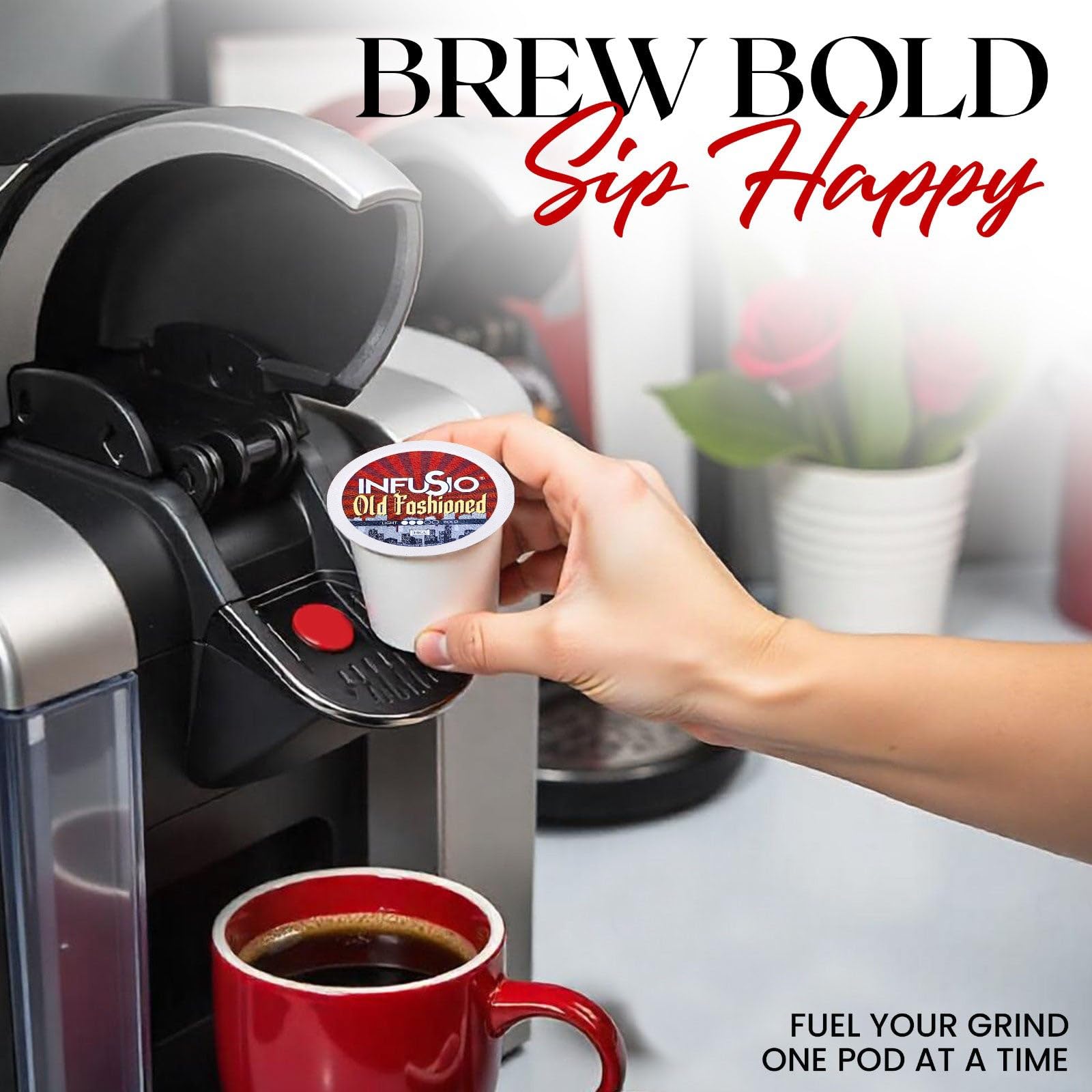 InfuSio irish cream pods add a creamy, approachable flavor to mornings.